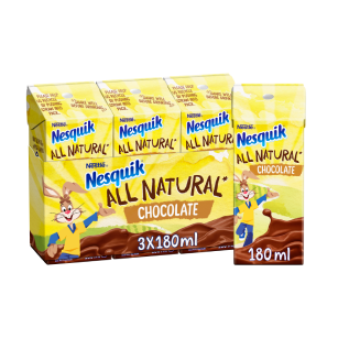 Nesquik All Natural Chocolate Milk Cartons