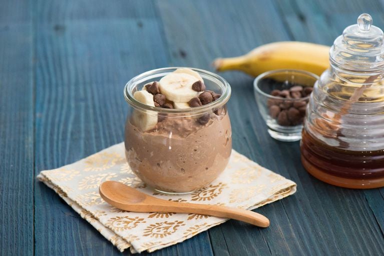 Chocolate Overnight Oats made with Nesquik Chocolate Overnight Oats made with Nesquik
