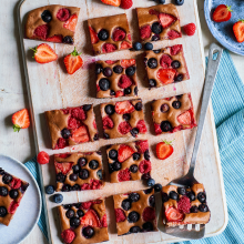 Chocolate Pancake Traybake