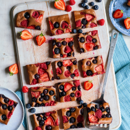 Chocolate Pancake Traybake recipe Chocolate Pancake Traybake recipe