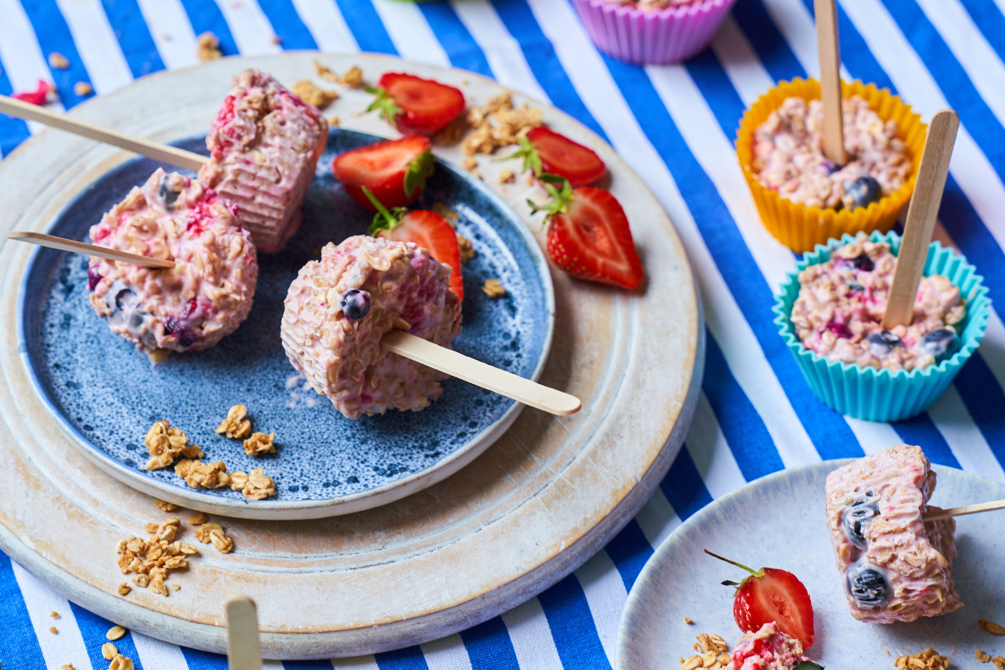 Frozen Fruit Granola Cups Recipe Frozen Fruit Granola Cups Recipe