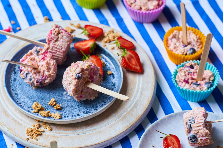 Frozen Fruit Granola Cups Recipe Frozen Fruit Granola Cups Recipe
