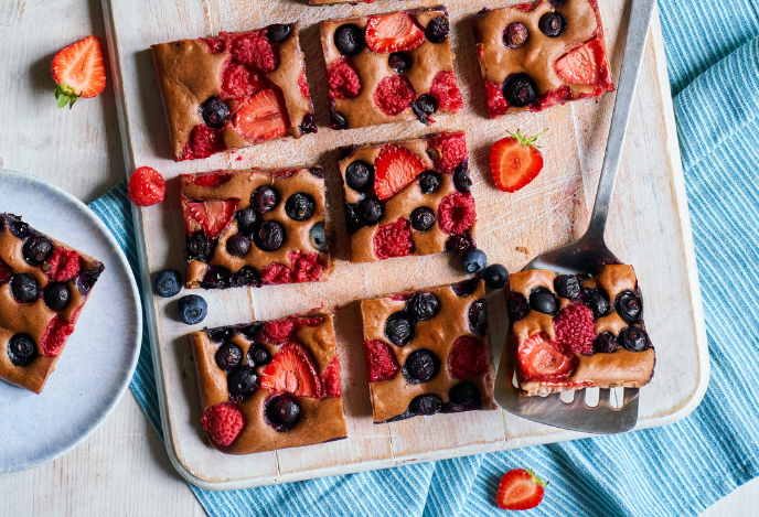 Chocolate Pancake Traybake recipe Chocolate Pancake Traybake recipe