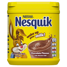Nesquik chocolate milkshake powder teaser