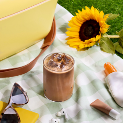 Iced dirty chocolate chai