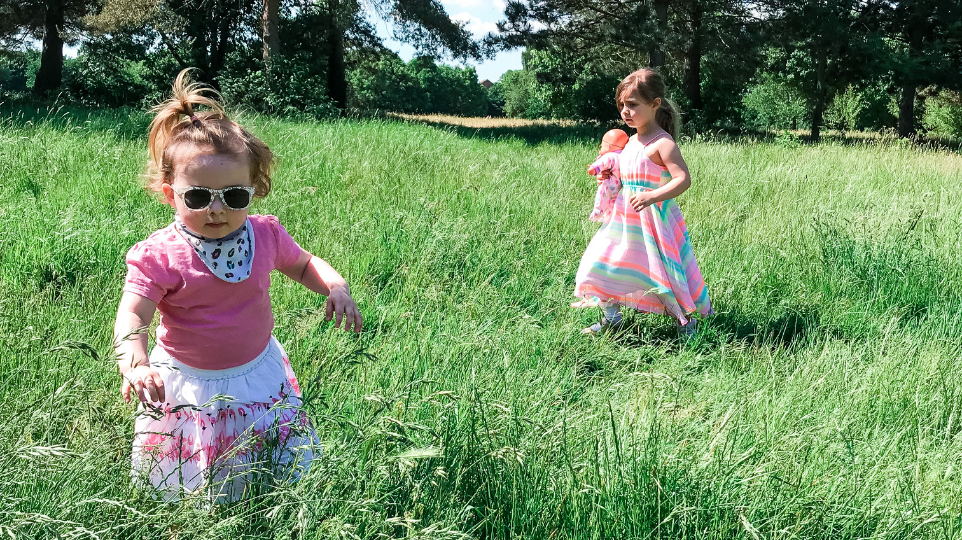 children explore
