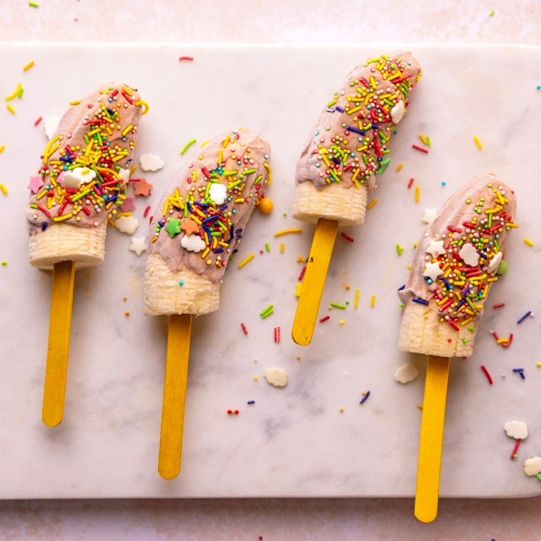 Frozen Chocolate Yoghurt Banana Pops Frozen Chocolate Yoghurt Banana Pops
