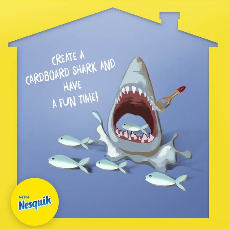 The hungry shark