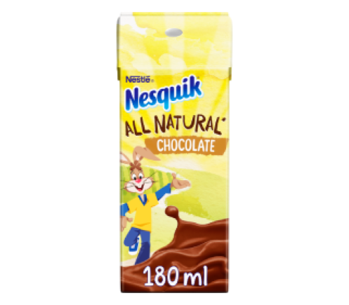 Nesquik All Natural Chocolate Milk Cartons