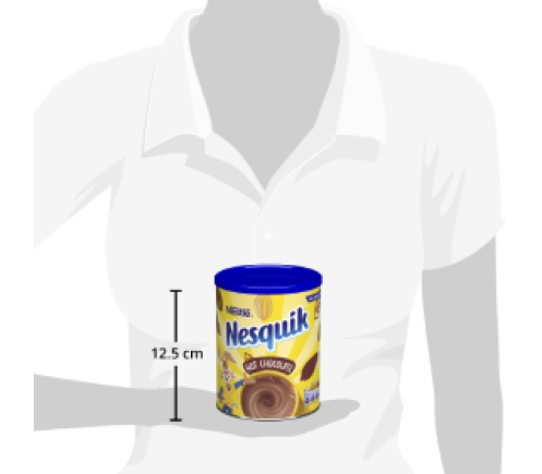 Nesquik hot chocolate tin