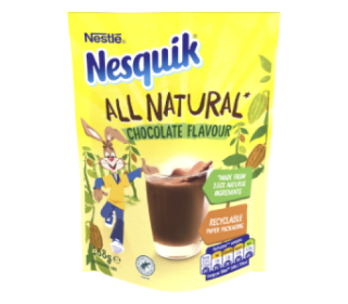 all-natural-front-pack-normal.png Nesquik all natural chocolate milkshake powder 168g paper pouch