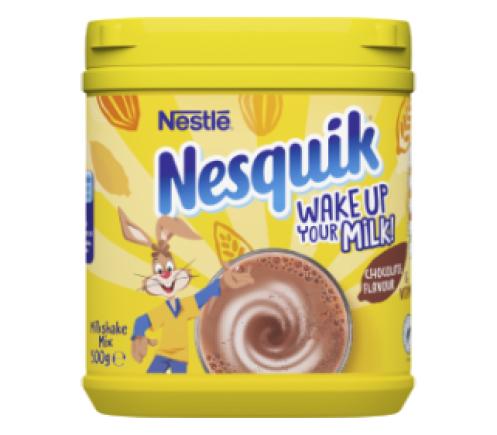 Nesquik chocolate milkshake powder 500g tub