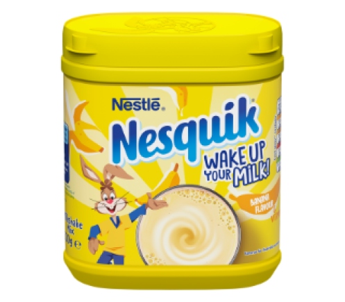 banana-tub-front-pack.png Nesquik Banana Milkshake Powder Tub 500g