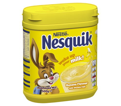 Banana Milkshake Nesquik angled