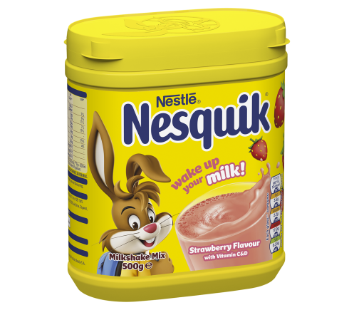 Strawberry Milkshake Nesquik angeled