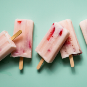 Strawberry Yoghurt pops teaser Image