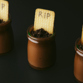 Graveyard Mousse Pots