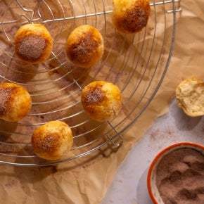 Air Fryer Chocolate Donut Holes