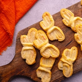 Puff Pastry Strawberry Butterflies