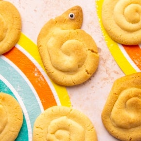 Snail Banana Butter Cookies